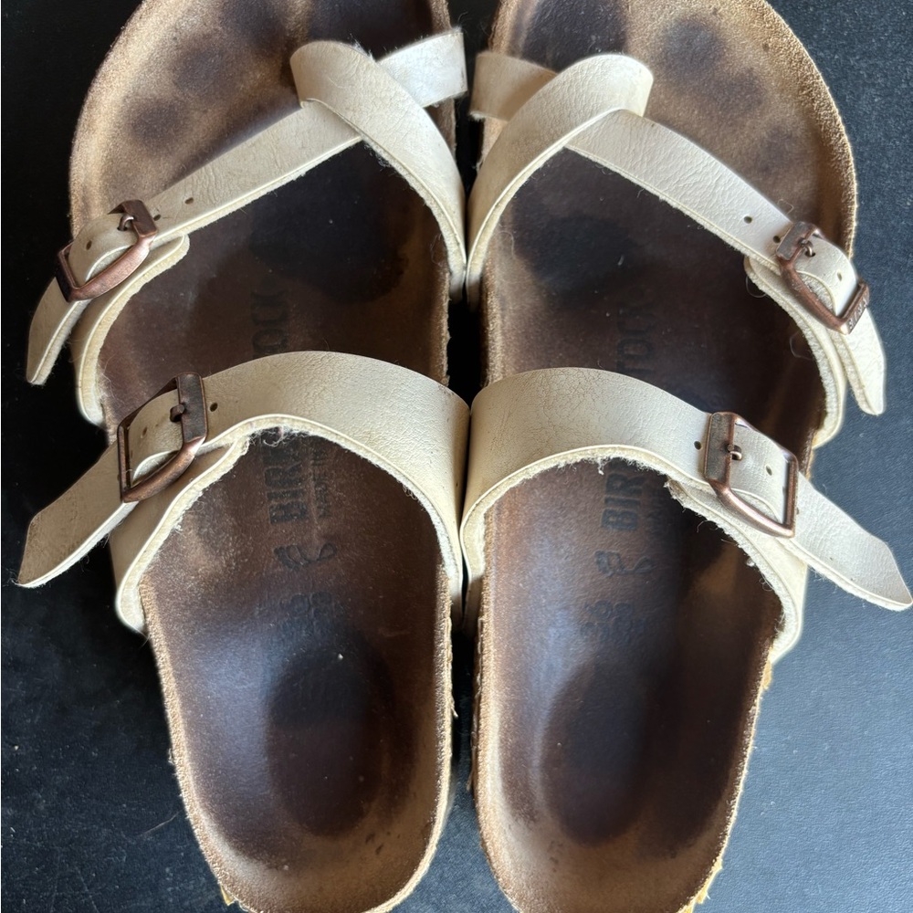 Birkenstock Mayari- Graceful Pearl White